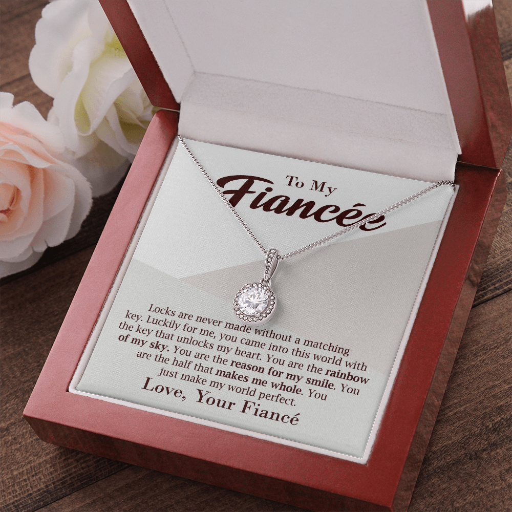Radiant Necklace Gift for Your Fiancée