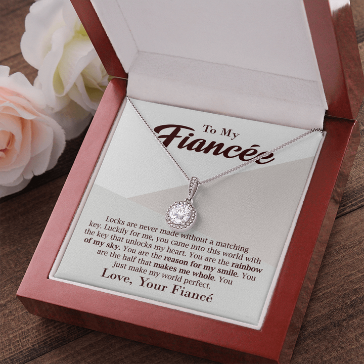 Radiant Necklace Gift for Your Fiancée