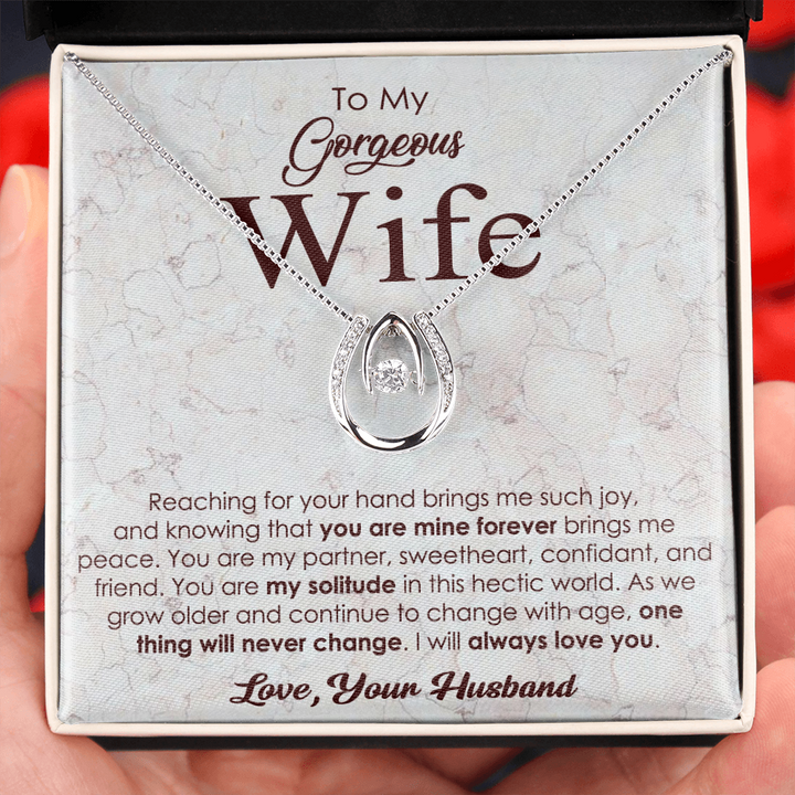 Double Circle Necklace for Gorgeous Wife