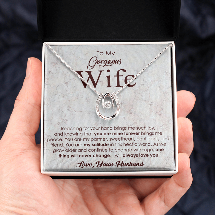 Double Circle Necklace for Gorgeous Wife