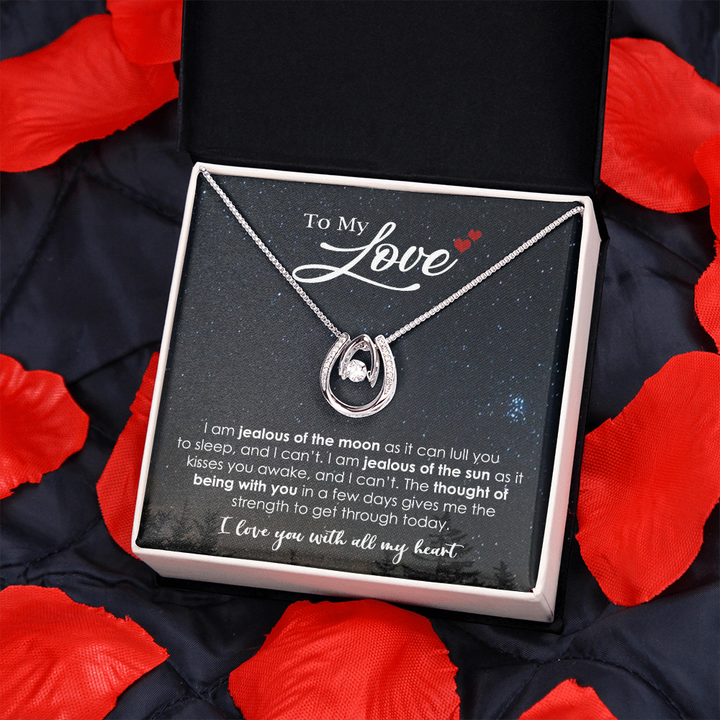 Romantic Pendant Necklace for Long Distance Love