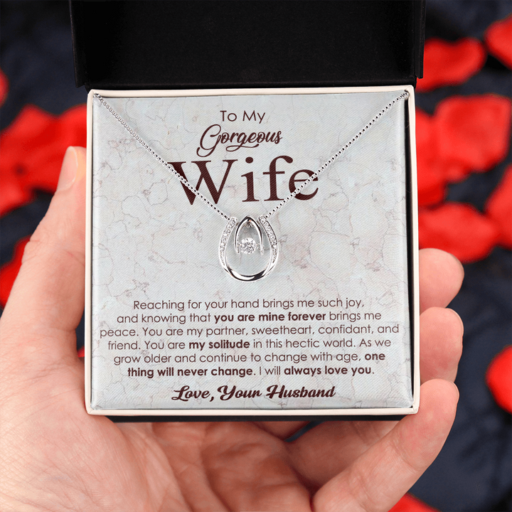 Double Circle Necklace for Gorgeous Wife