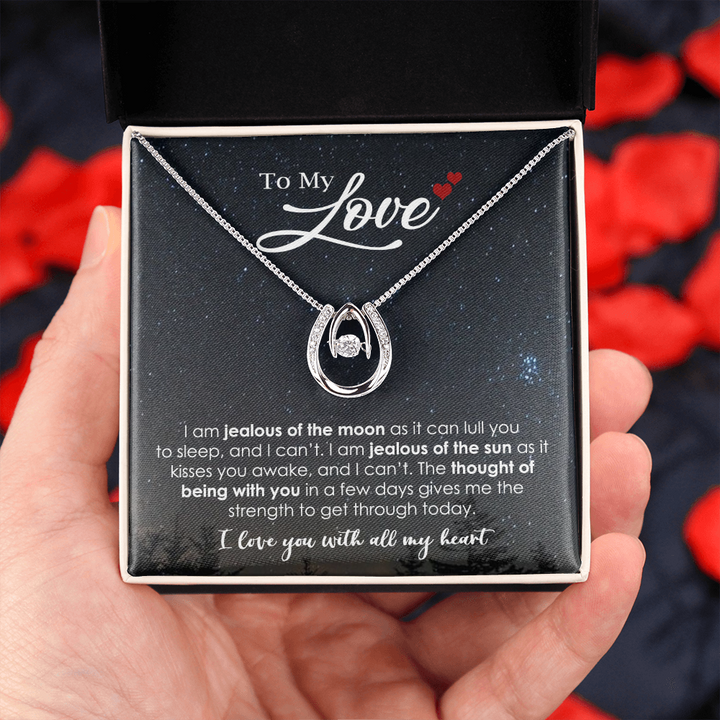 Romantic Pendant Necklace for Long Distance Love