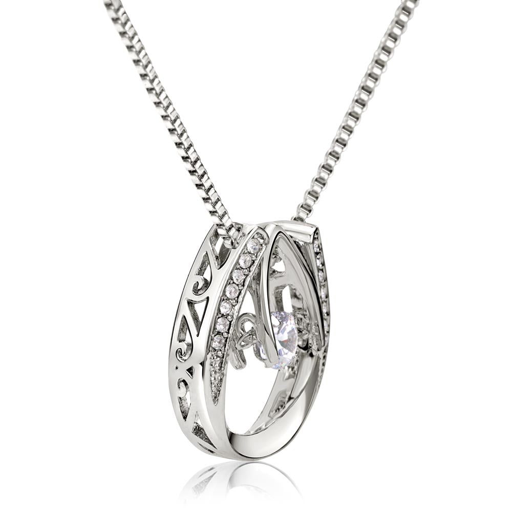 Teardrop Necklace Gift for Mom from Child