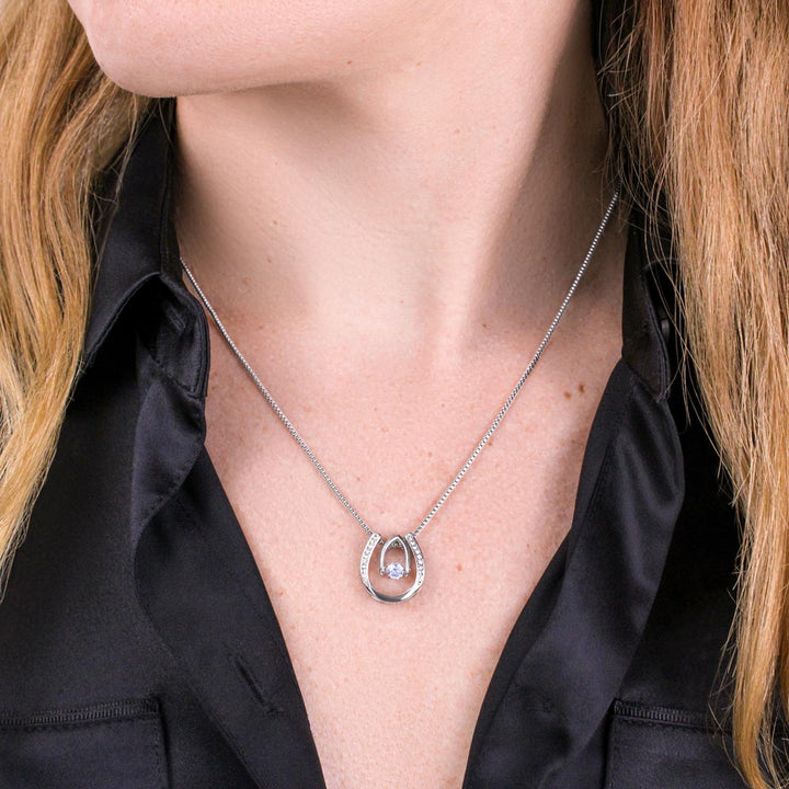 Double Circle Necklace for Gorgeous Wife