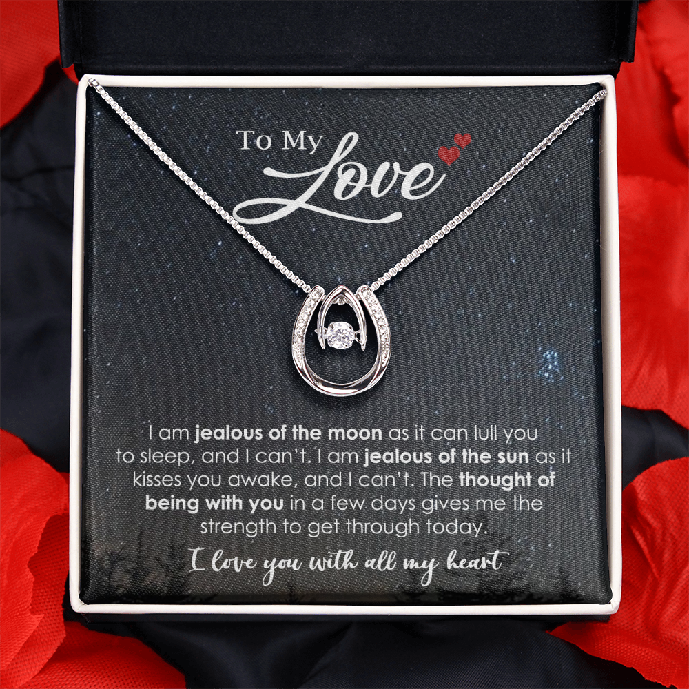 Romantic Pendant Necklace for Long Distance Love