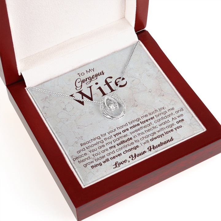 Double Circle Necklace for Gorgeous Wife