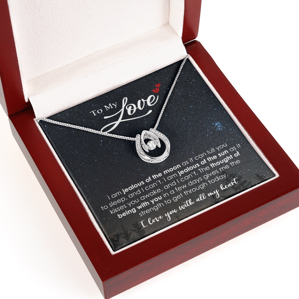 Romantic Pendant Necklace for Long Distance Love