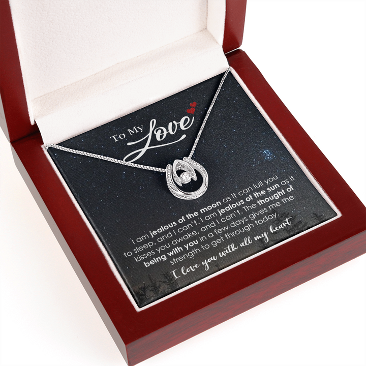 Romantic Pendant Necklace for Long Distance Love