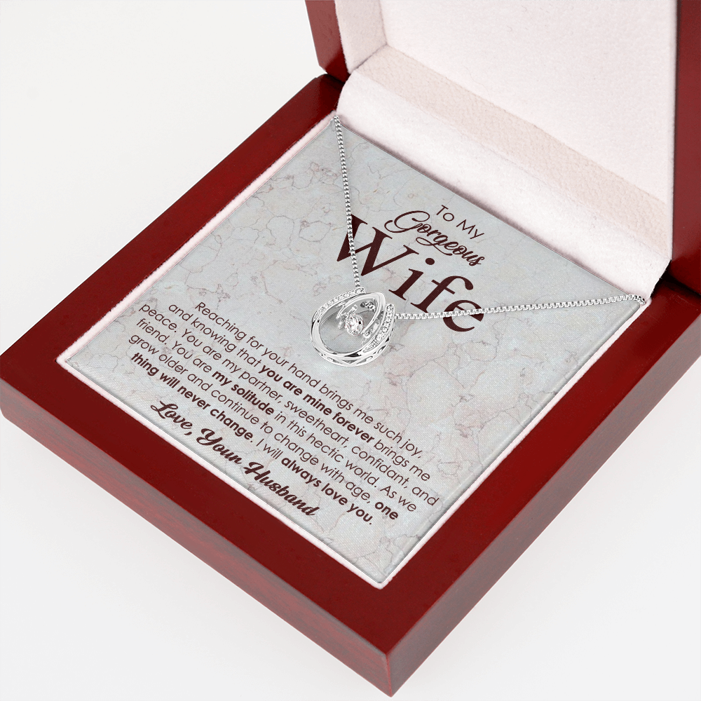 Double Circle Necklace for Gorgeous Wife