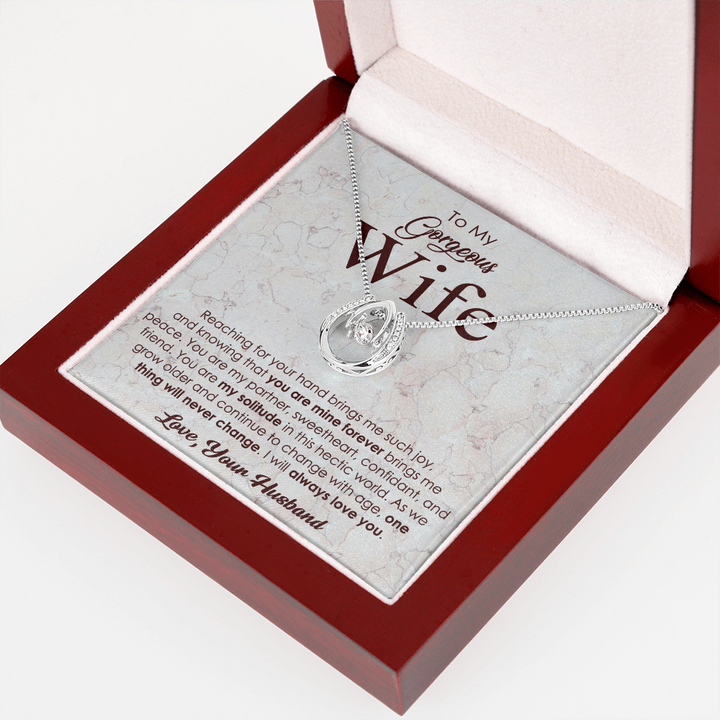 Double Circle Necklace for Gorgeous Wife