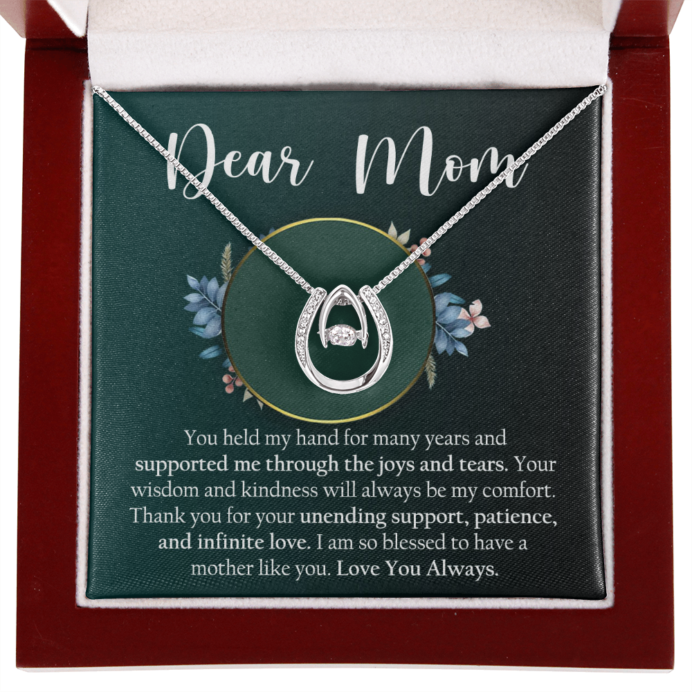Teardrop Necklace Gift for Mom from Child