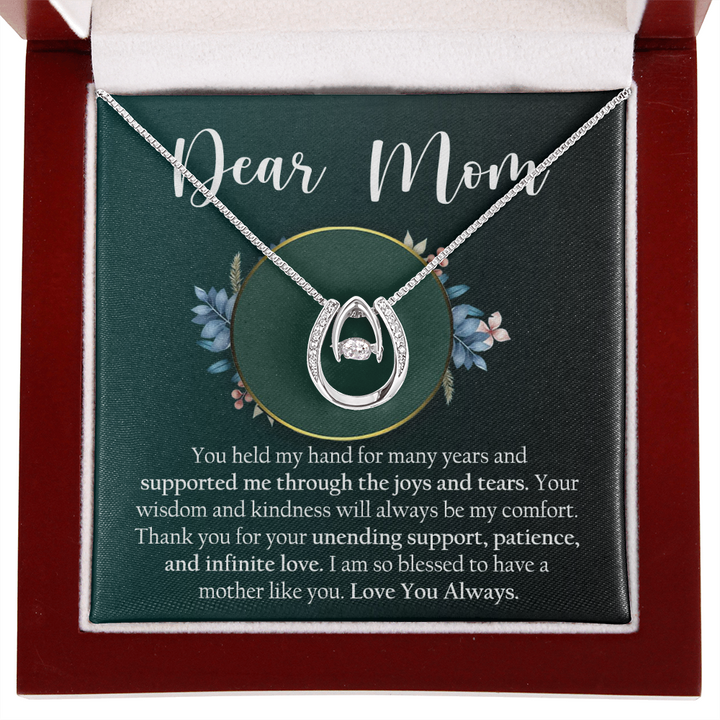 Teardrop Necklace Gift for Mom from Child
