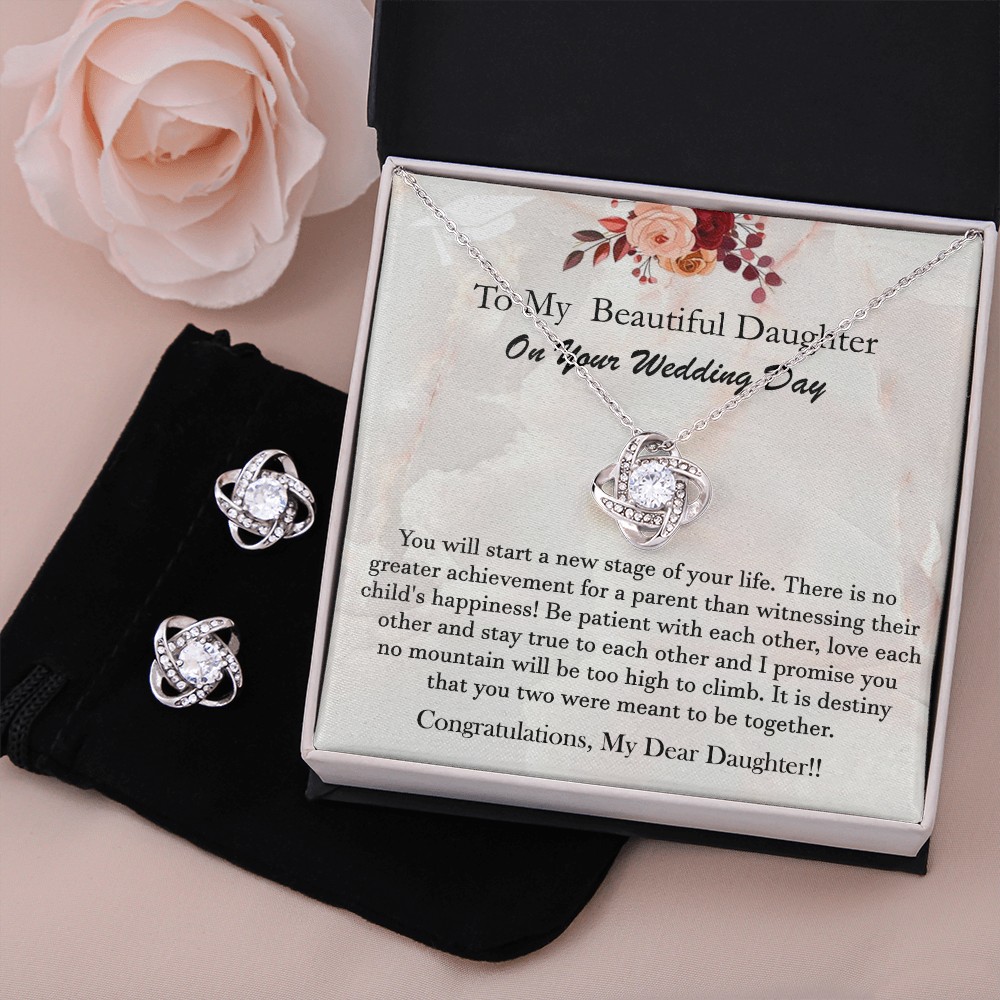 Wedding Day Jewelry Set for Daughter