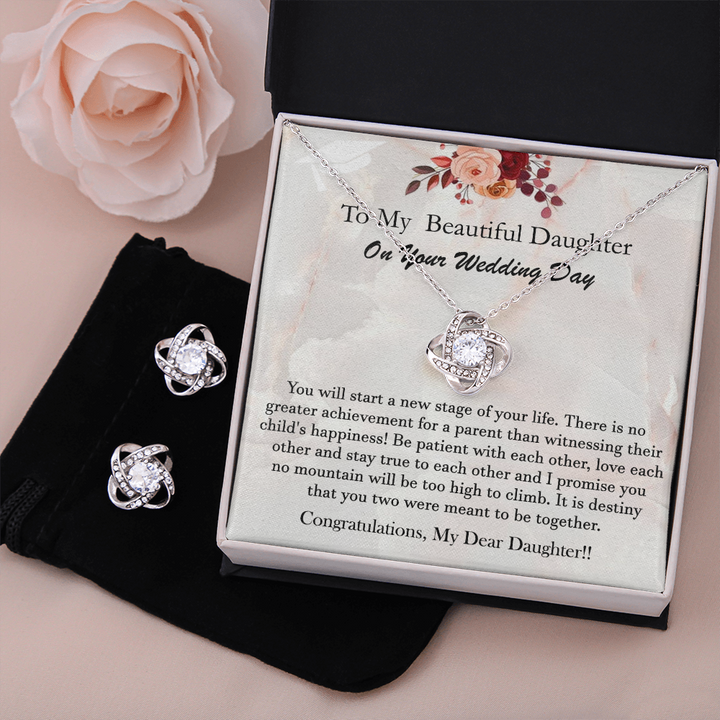Wedding Day Jewelry Set for Daughter
