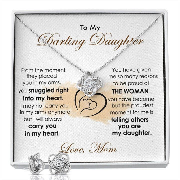 Darling Daughter Knot Necklace from Mom