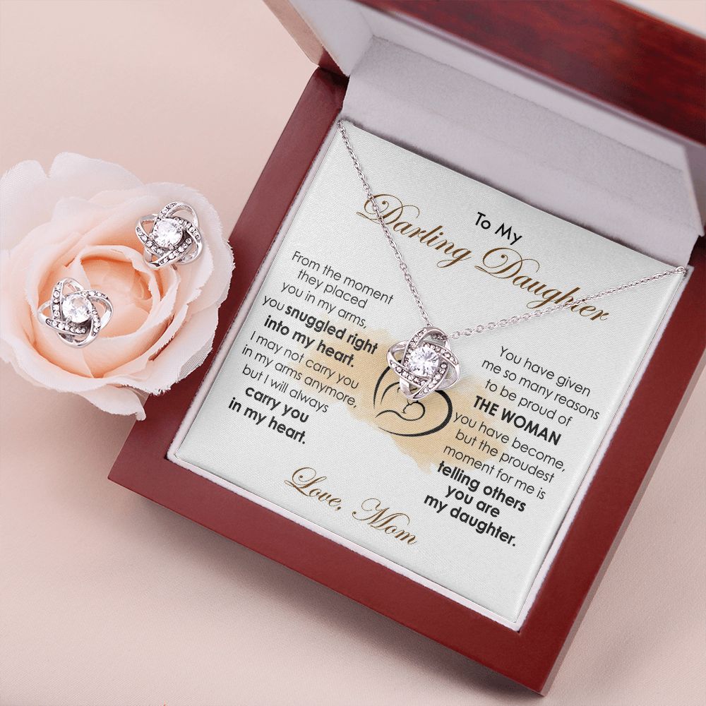 Darling Daughter Knot Necklace from Mom