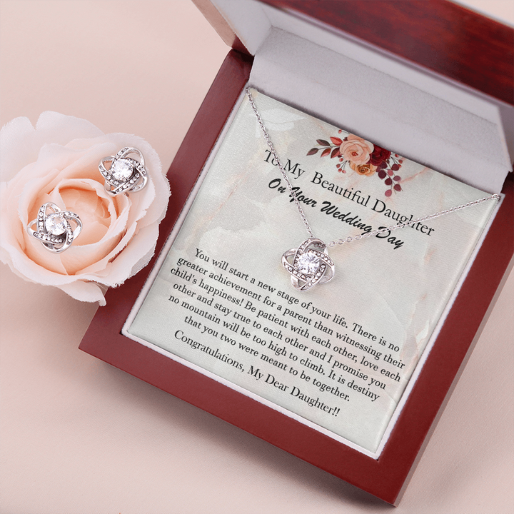 Wedding Day Jewelry Set for Daughter