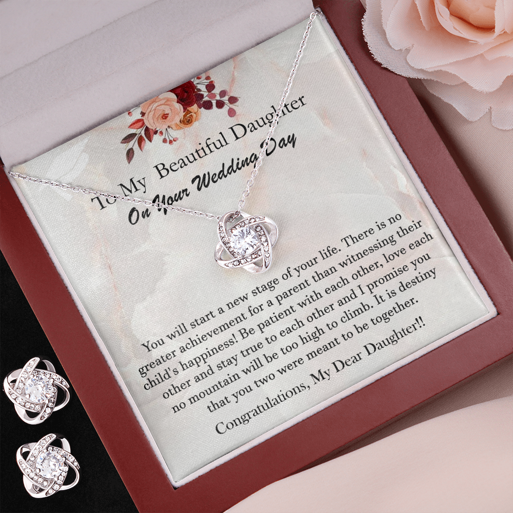 Wedding Day Jewelry Set for Daughter