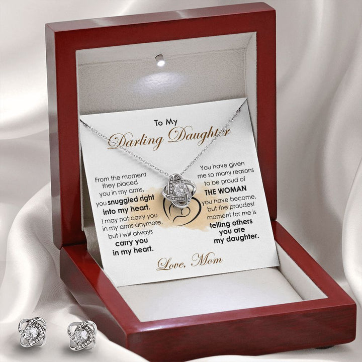 Darling Daughter Knot Necklace from Mom