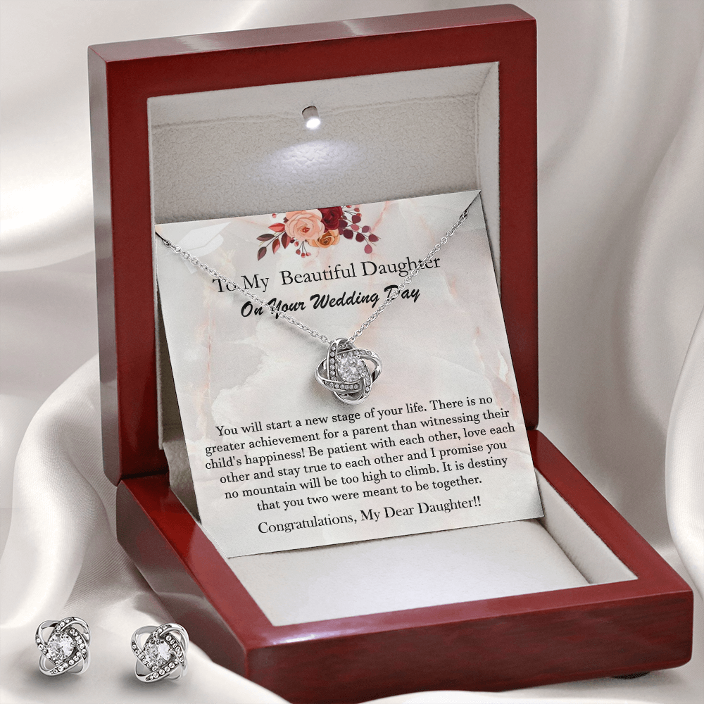 Wedding Day Jewelry Set for Daughter