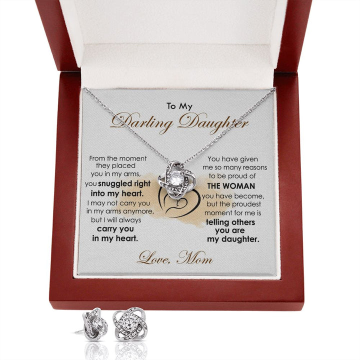 Darling Daughter Knot Necklace from Mom