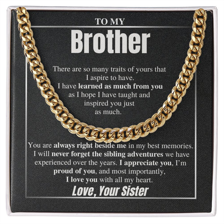 sister to brother gift