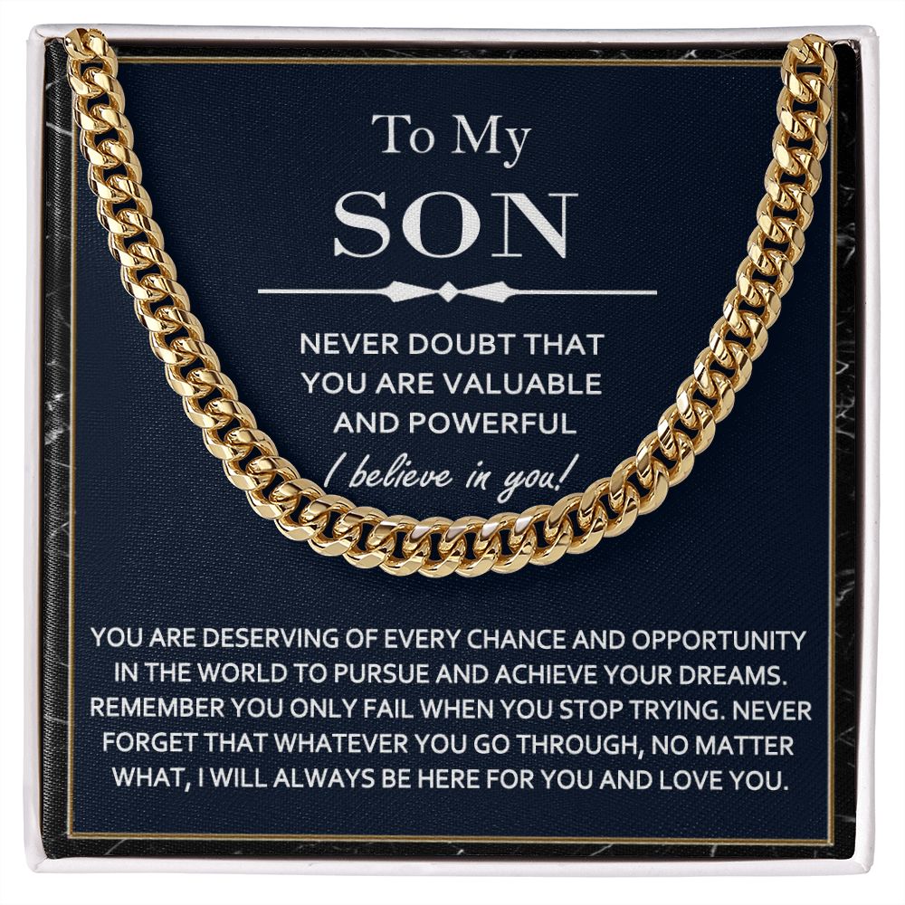 To My Son - You are Valuable and Powerful