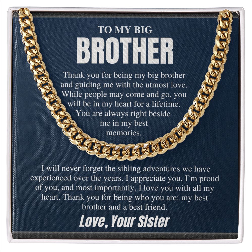 sister to brother gift