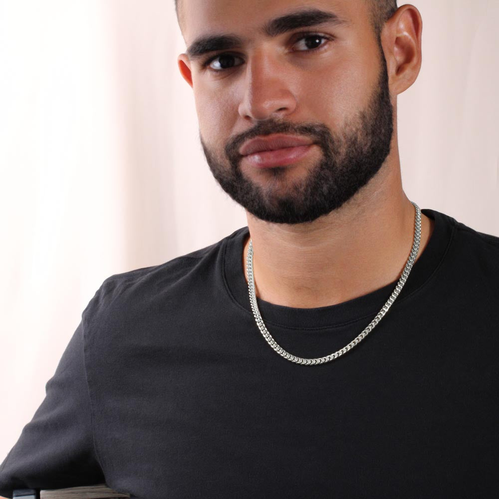 Cuban Chain Necklace Gift for Your Man