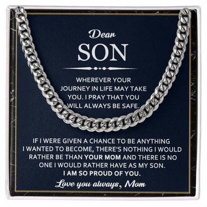 Loving Gift For Son From Mom