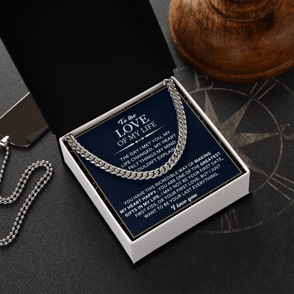 To My Love – Forever Cuban Chain Gift