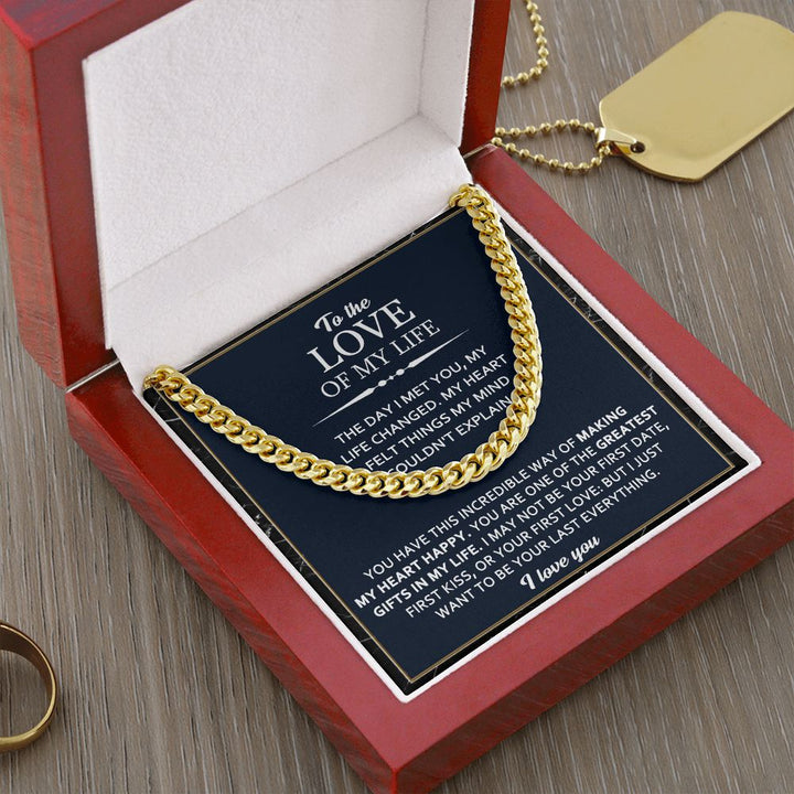 To My Love – Forever Cuban Chain Gift