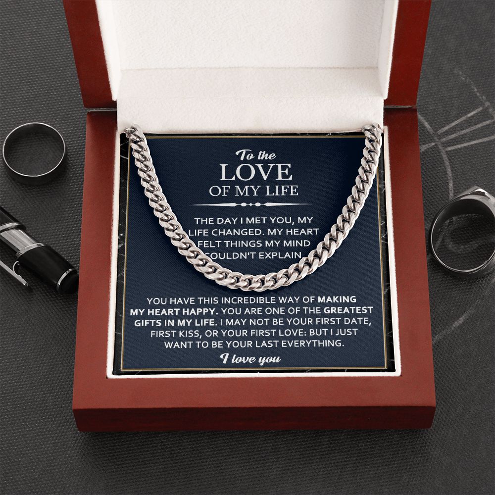 To My Love – Forever Cuban Chain Gift