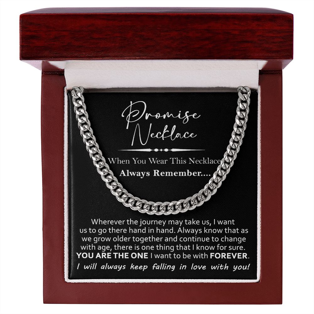 Promise Necklace For The Man Of My Life