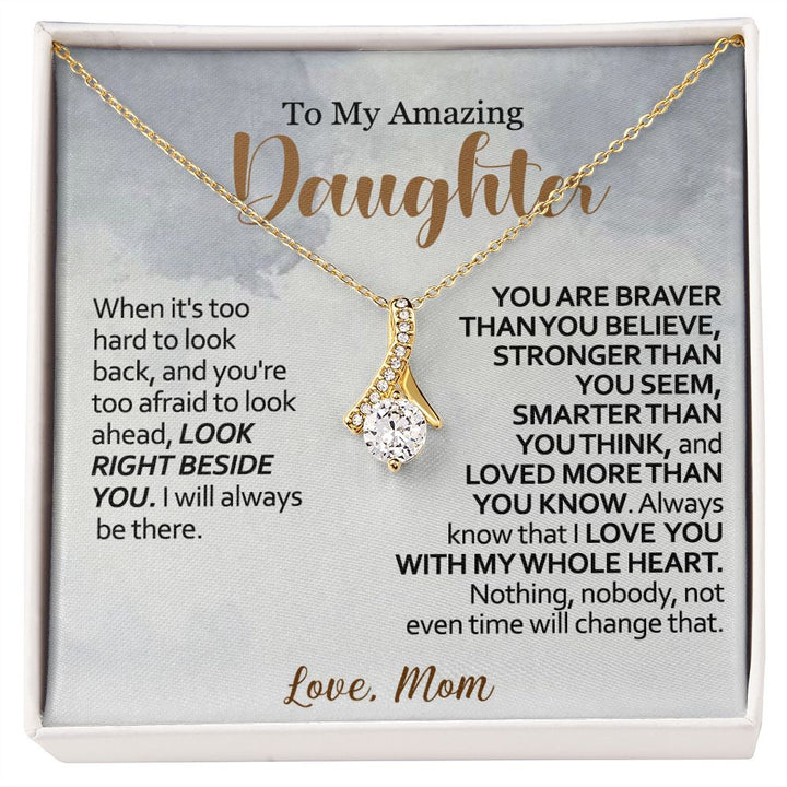To My Daughter – Bravery and Love Necklace