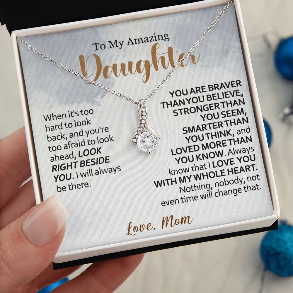 To My Daughter – Bravery and Love Necklace