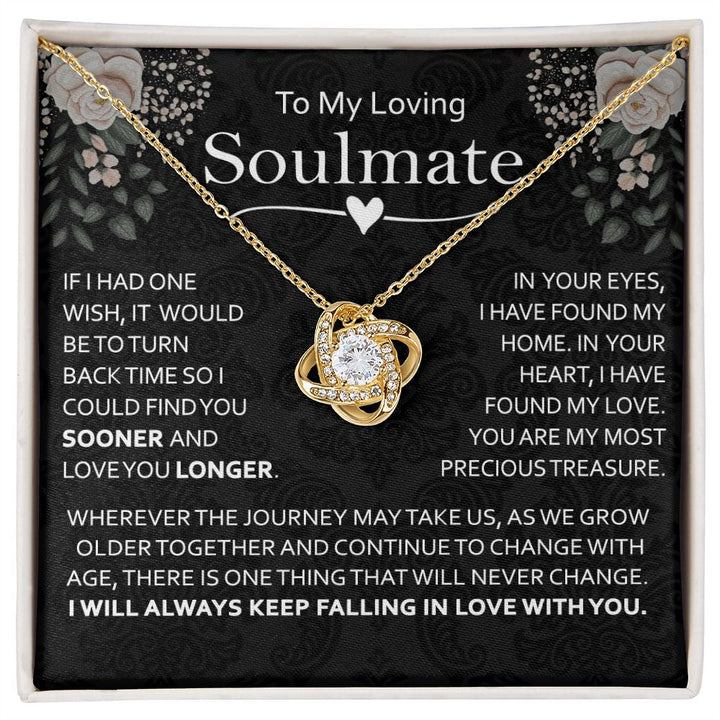 To My Loving Soulmate Forever Love Necklace