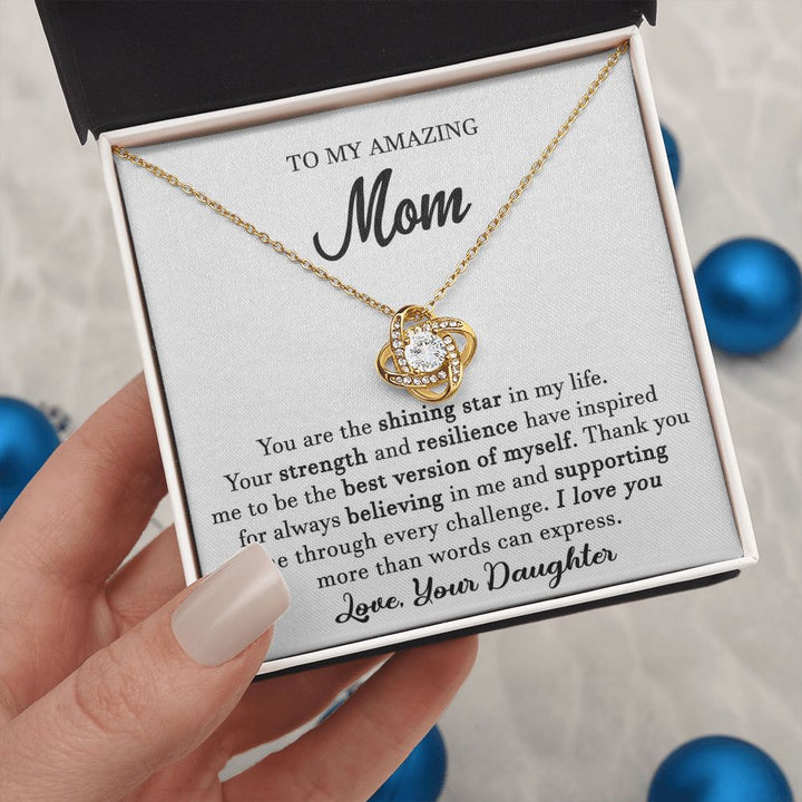 To My Amazing Mom Necklace From Daughter