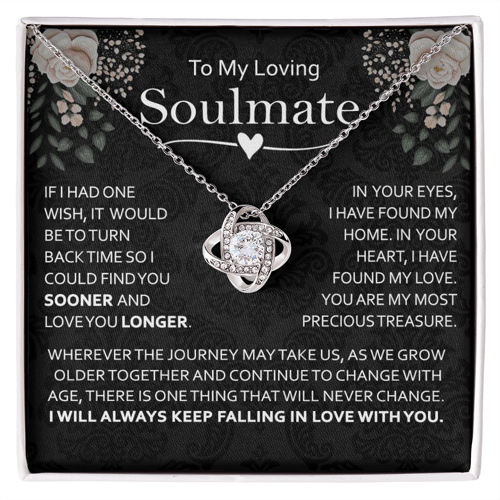 To My Loving Soulmate Forever Love Necklace