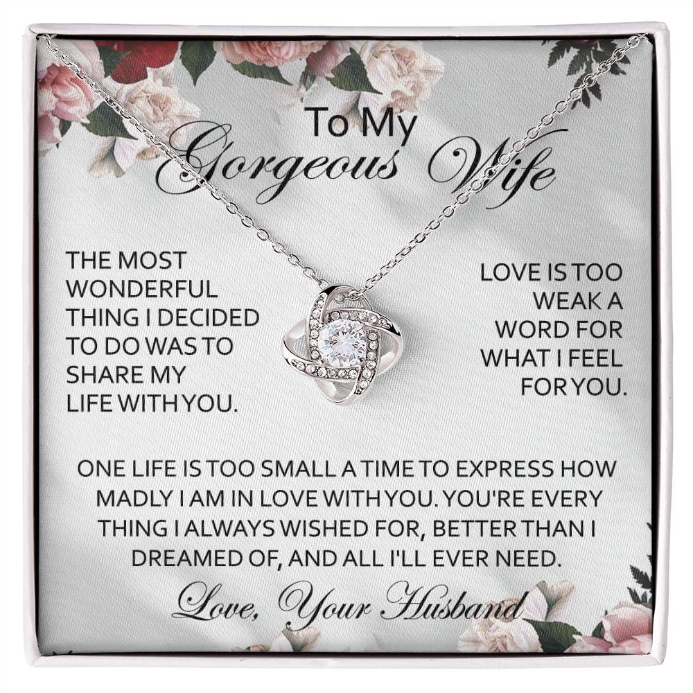 Romantic Necklace Gift for Gorgeous Wife