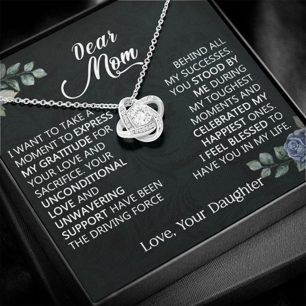 Unwavering Love Necklace Gift for Mom