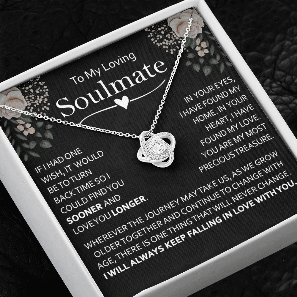 To My Loving Soulmate Forever Love Necklace
