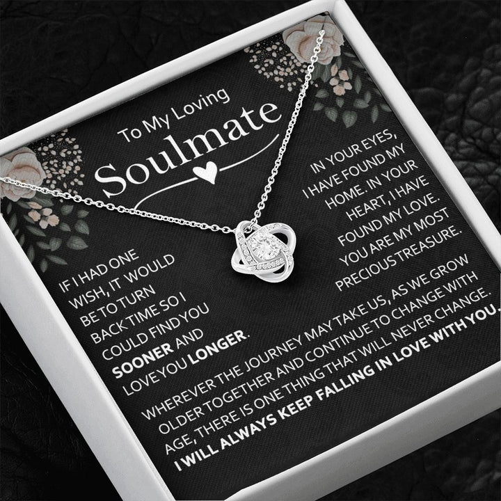To My Loving Soulmate Forever Love Necklace