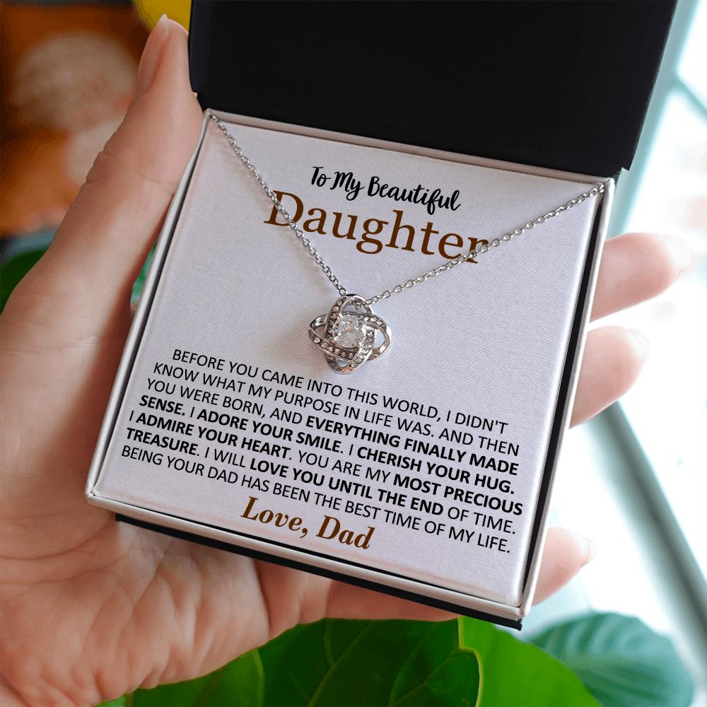 To My Daughter – Purpose & Love Necklace