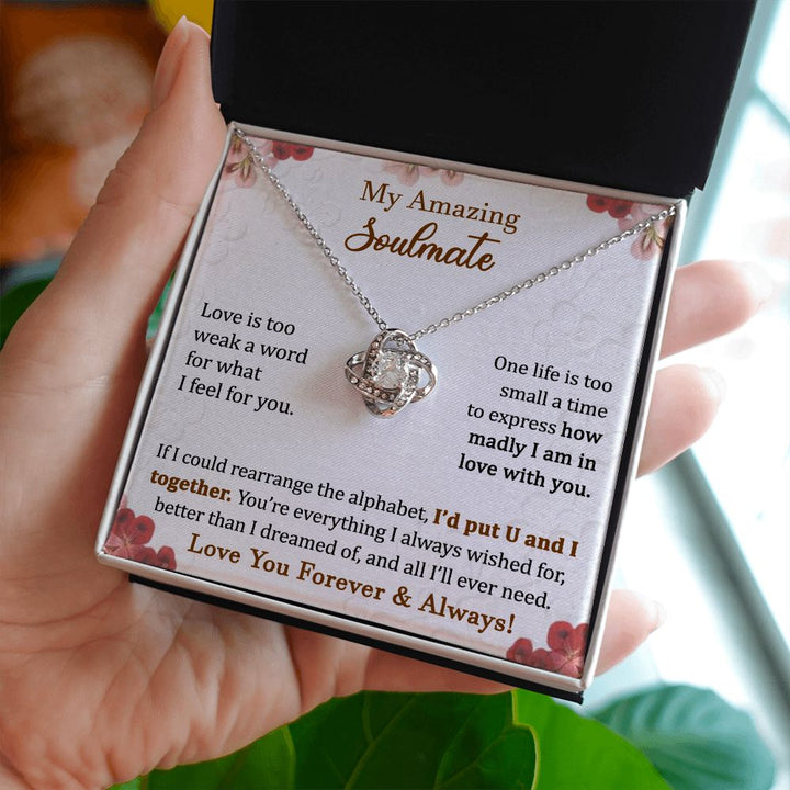 Infinity Knot Necklace for Soulmate Love