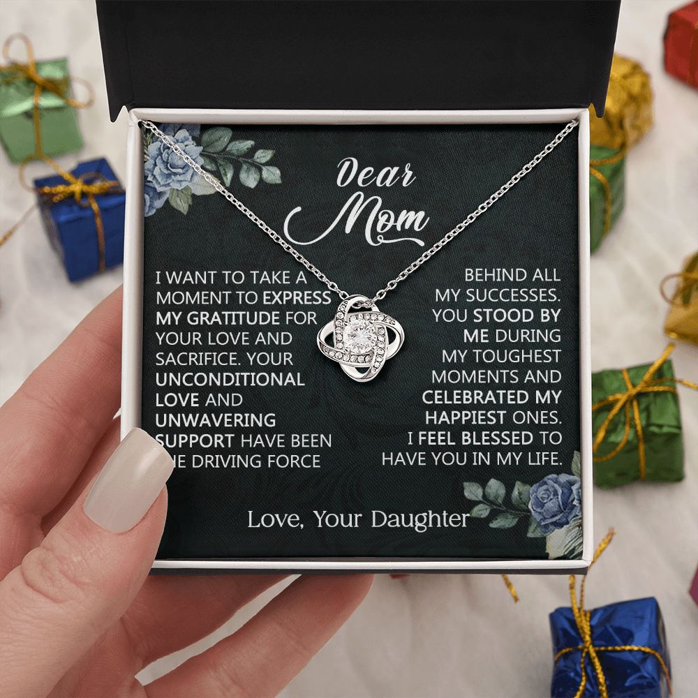 Unwavering Love Necklace Gift for Mom