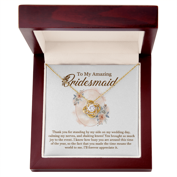 Bridesmaid Thank You Necklace Gift Box