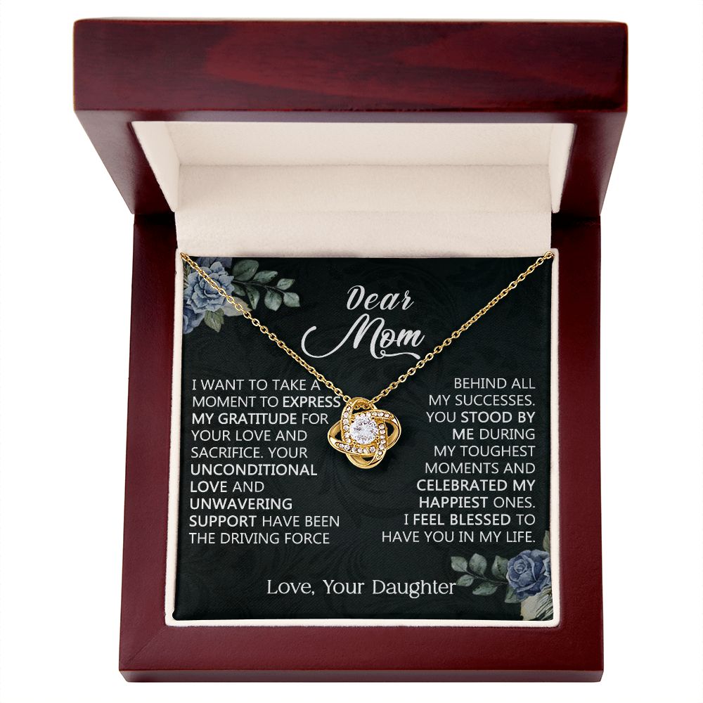 Unwavering Love Necklace Gift for Mom