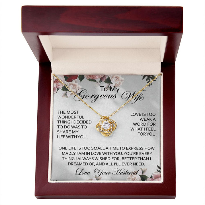 Romantic Necklace Gift for Gorgeous Wife